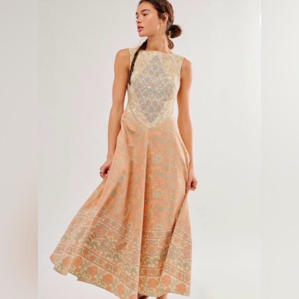Elegant Floral Maxi Dress